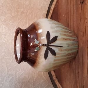 Dragonfly vase 6 1/2" tall.